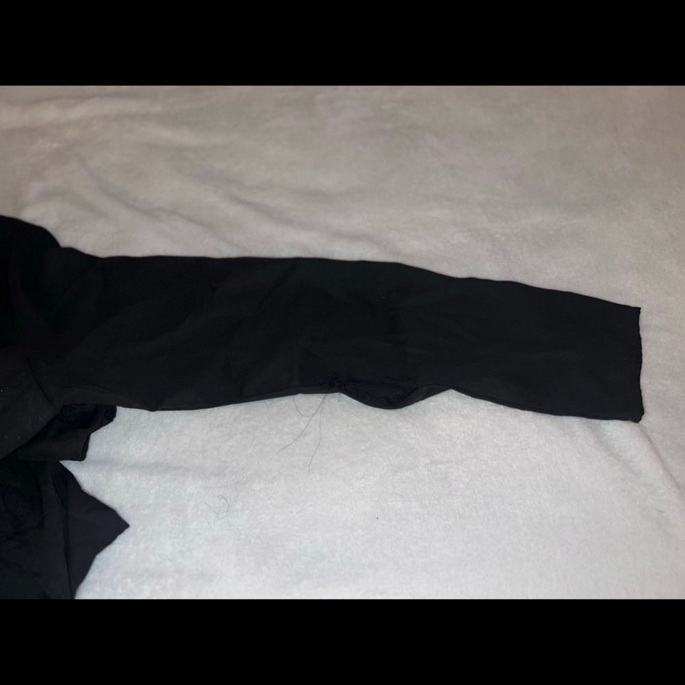 Black Sheer Duster Size L - Picture 6 of 6